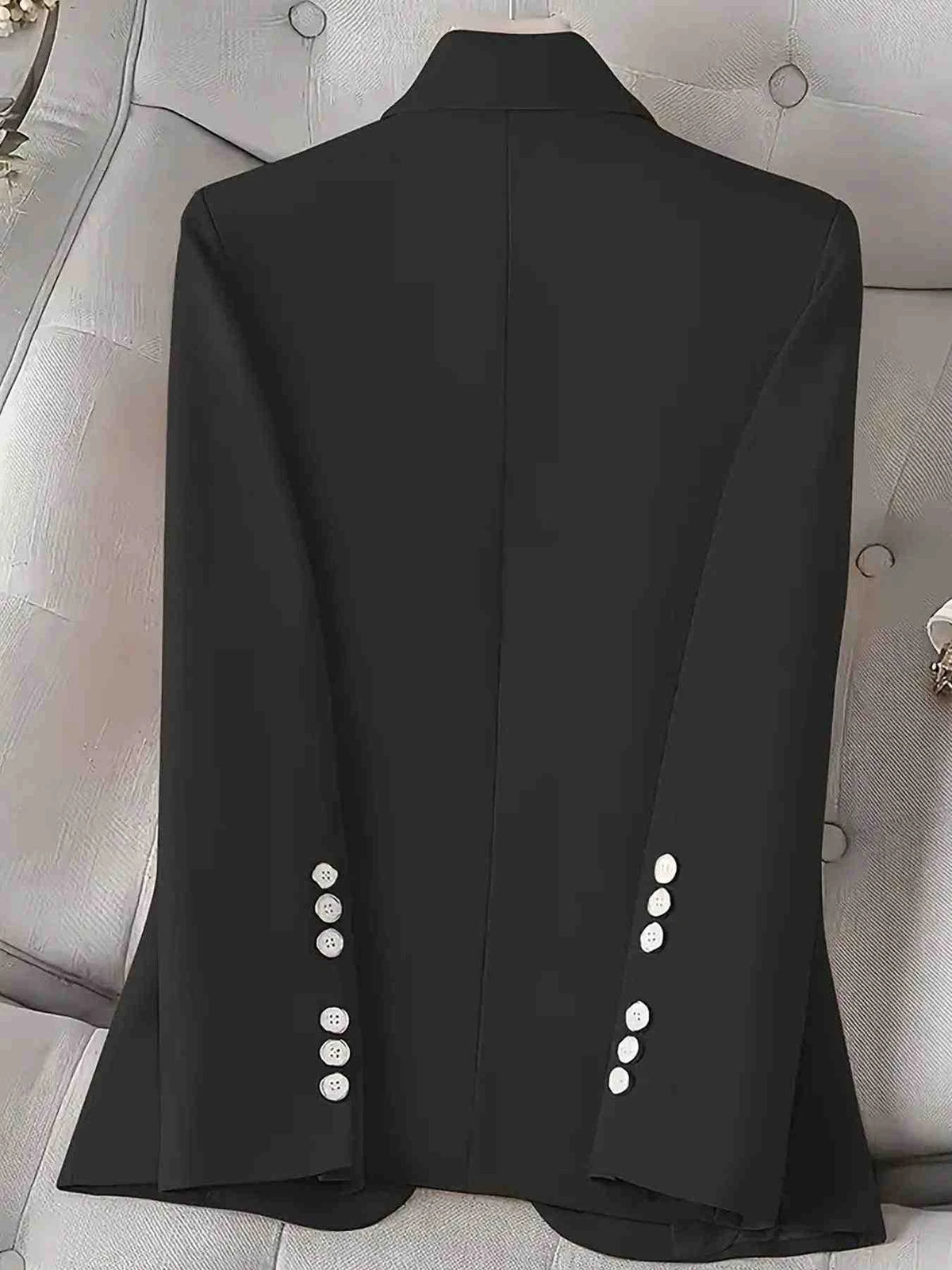 Blazer de Botão Único de Manga Comprida