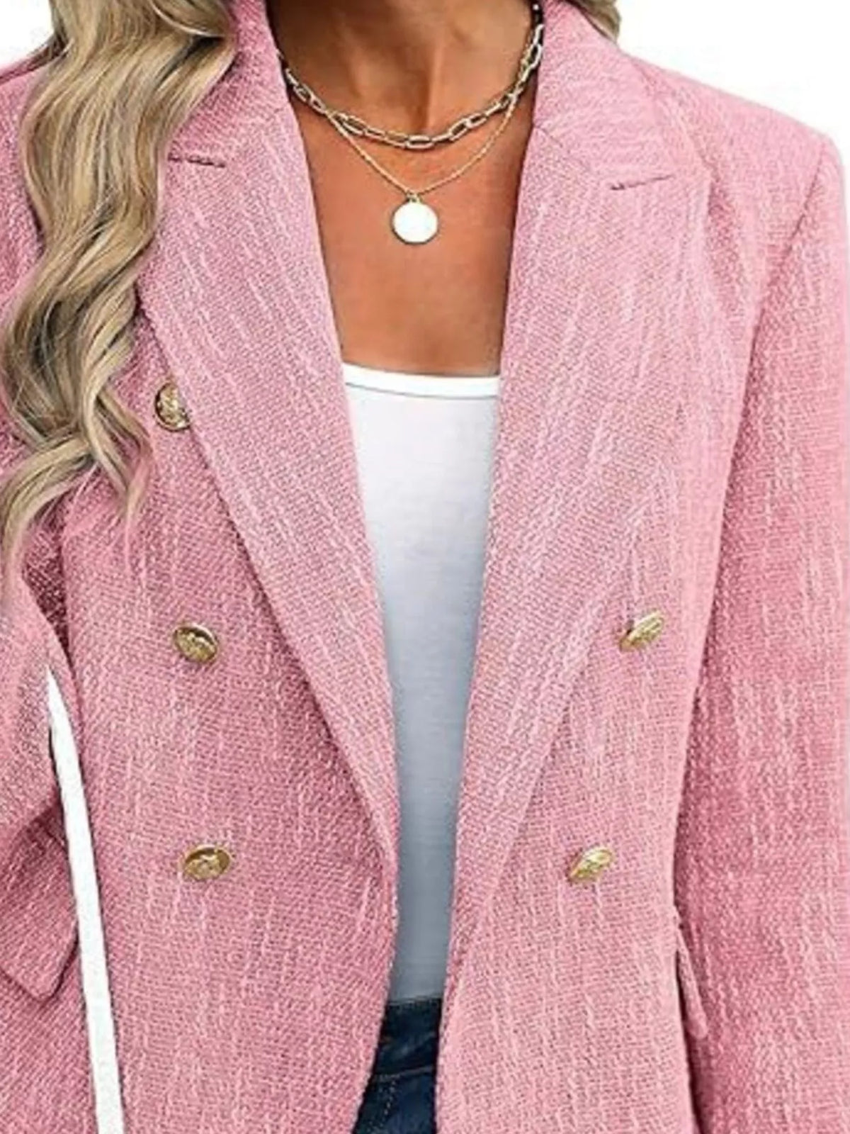 Blazer Cruzado com Lapela