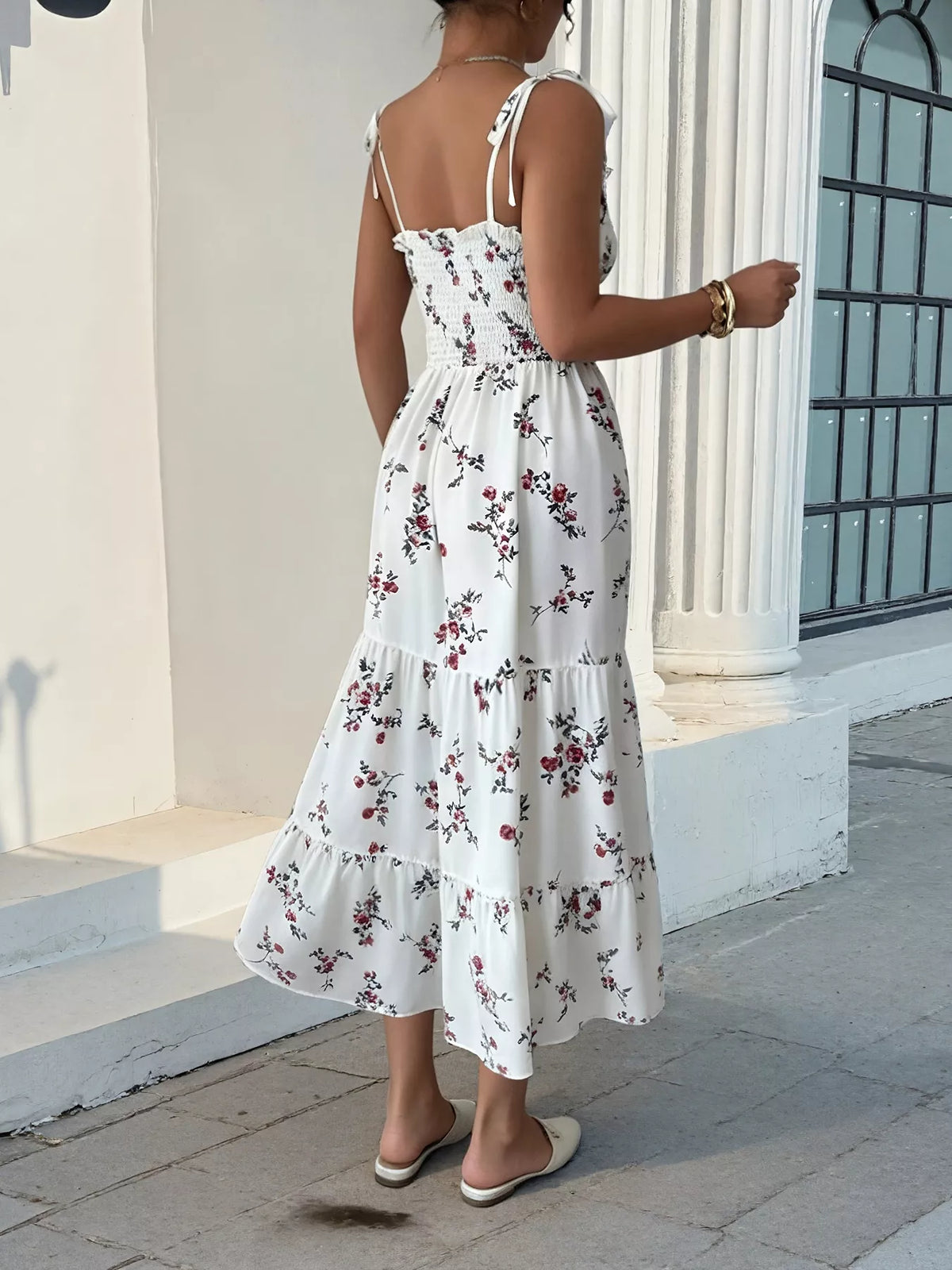 Floral Print Spaghetti