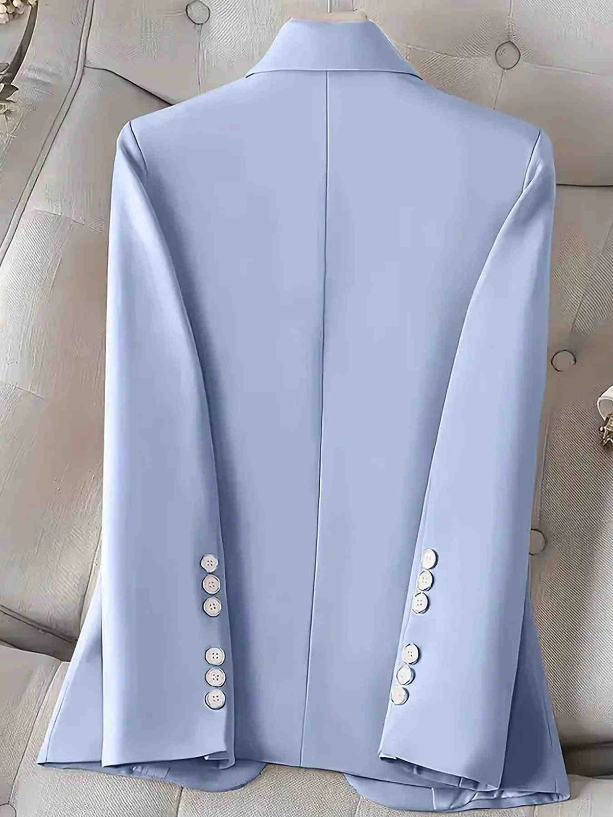 Blazer de Botão Único de Manga Comprida