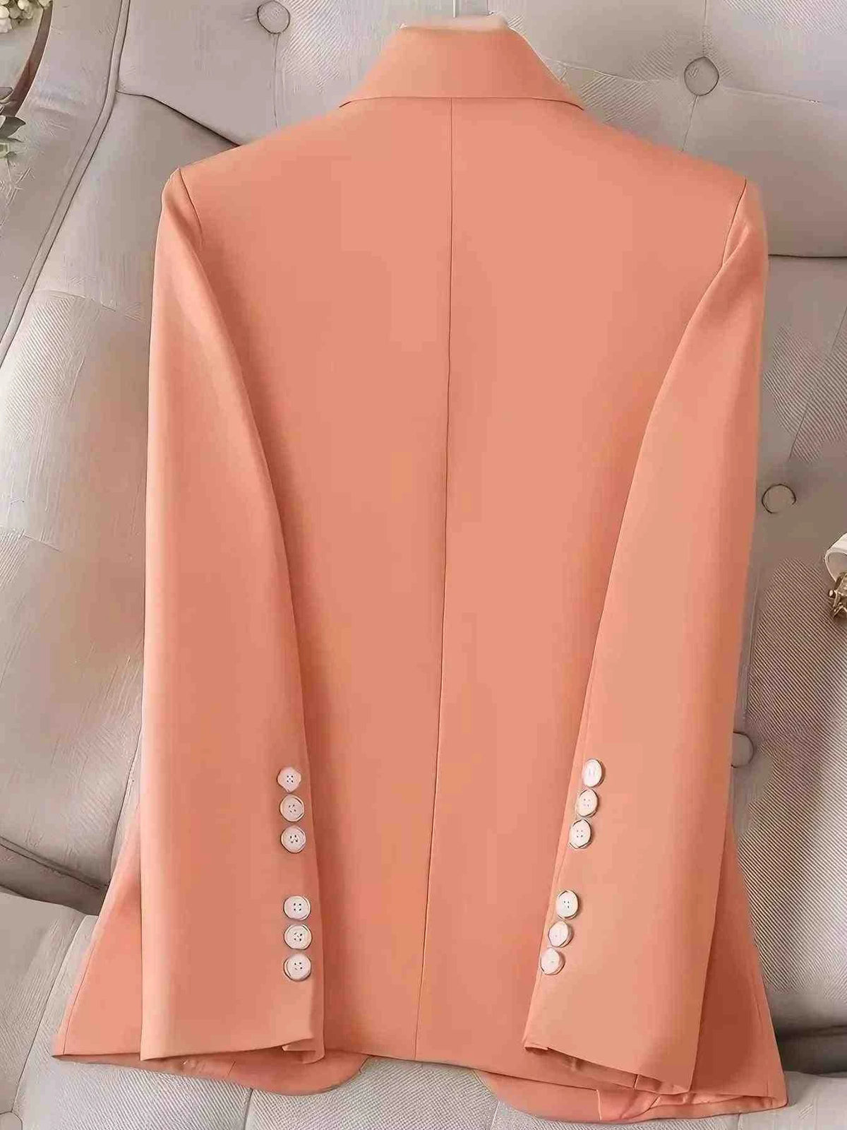 Blazer de Botão Único de Manga Comprida
