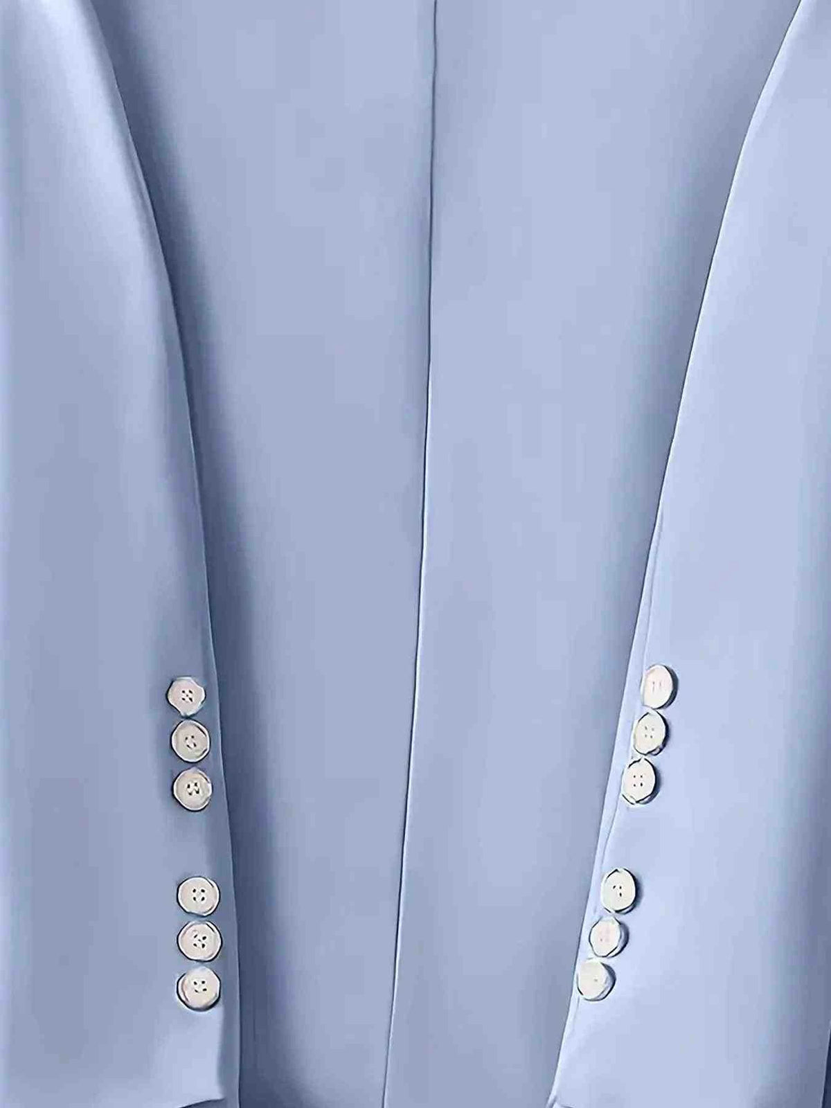 Blazer de Botão Único de Manga Comprida