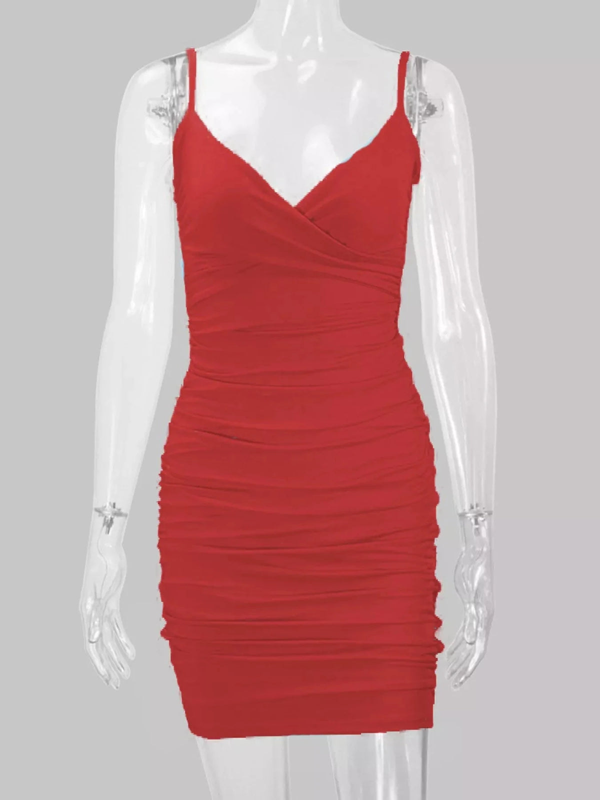 Vestido Mini Justo Franzido