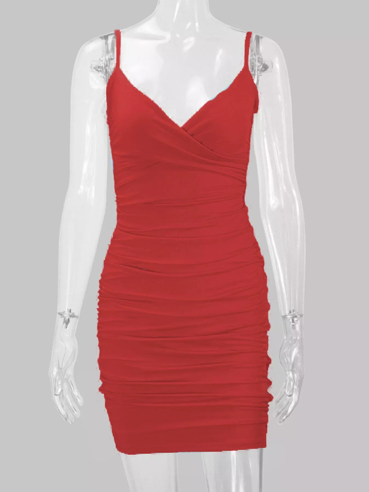 Vestido Mini Justo Franzido