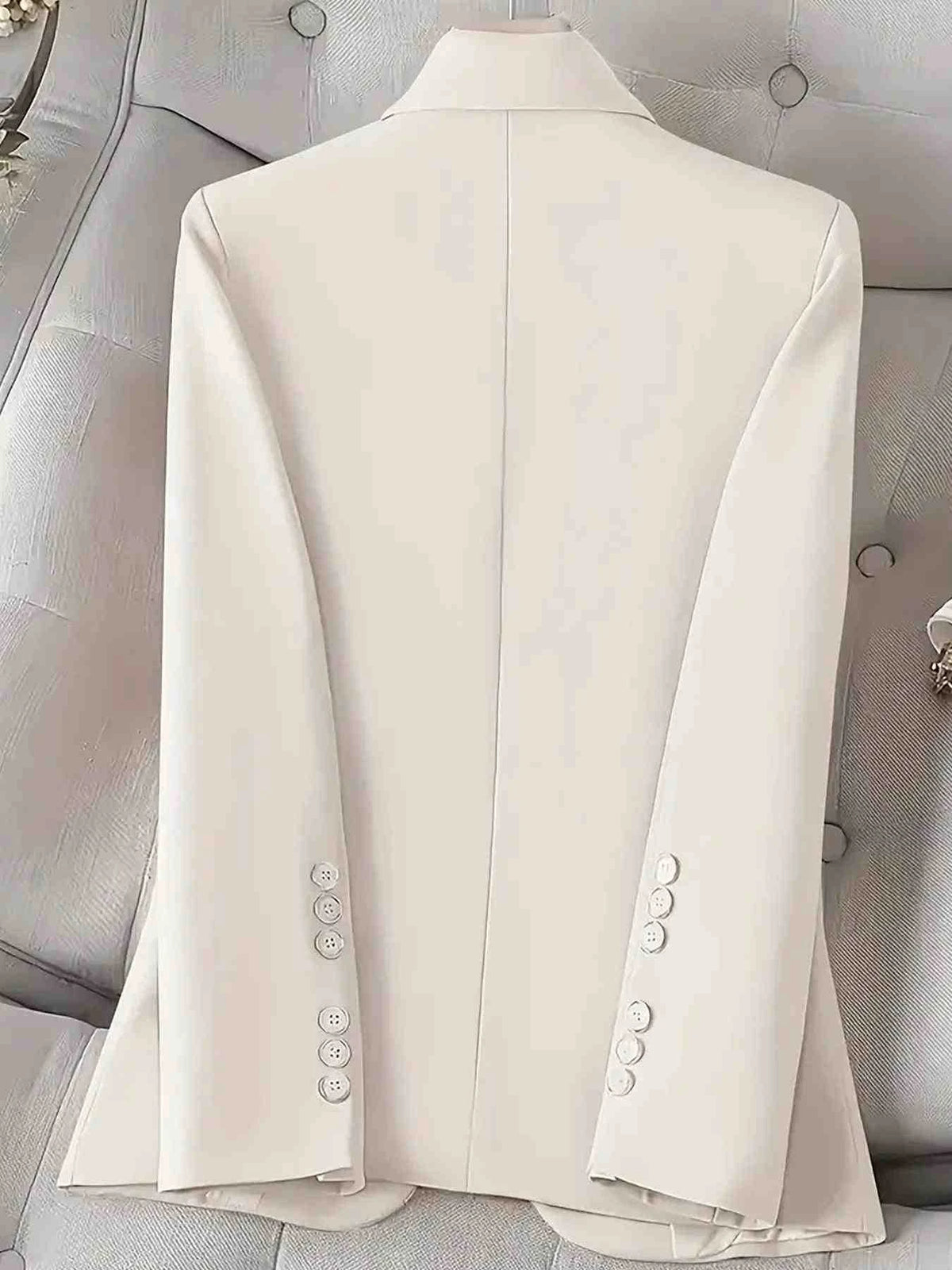 Blazer de Botão Único de Manga Comprida