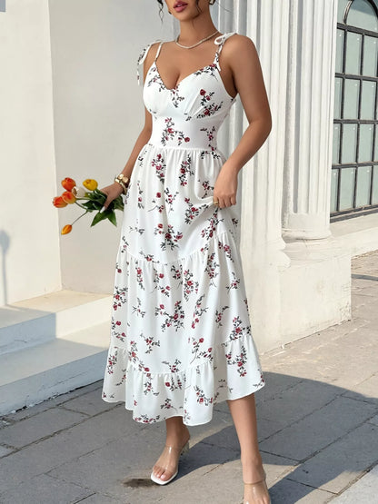 Floral Print Spaghetti