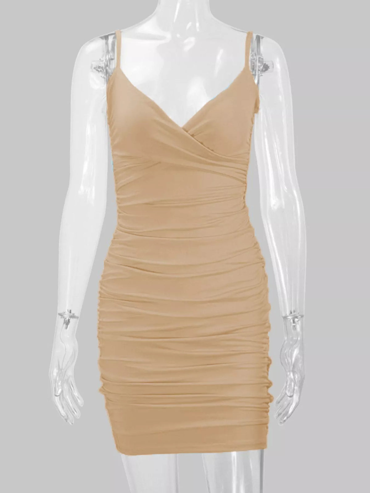 Vestido Mini Justo Franzido