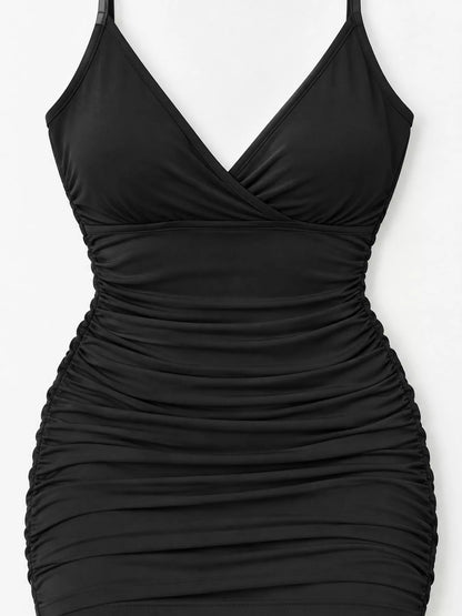 Vestido Mini Justo Franzido