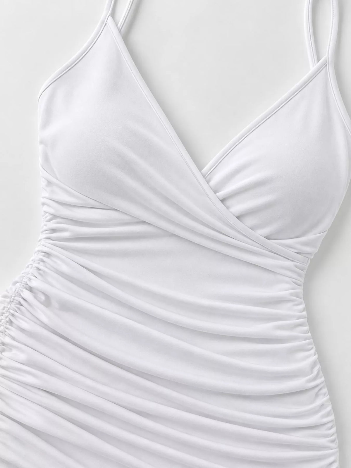 Vestido Mini Justo Franzido