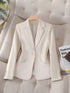 Slim-Fit Single-Button Blazer