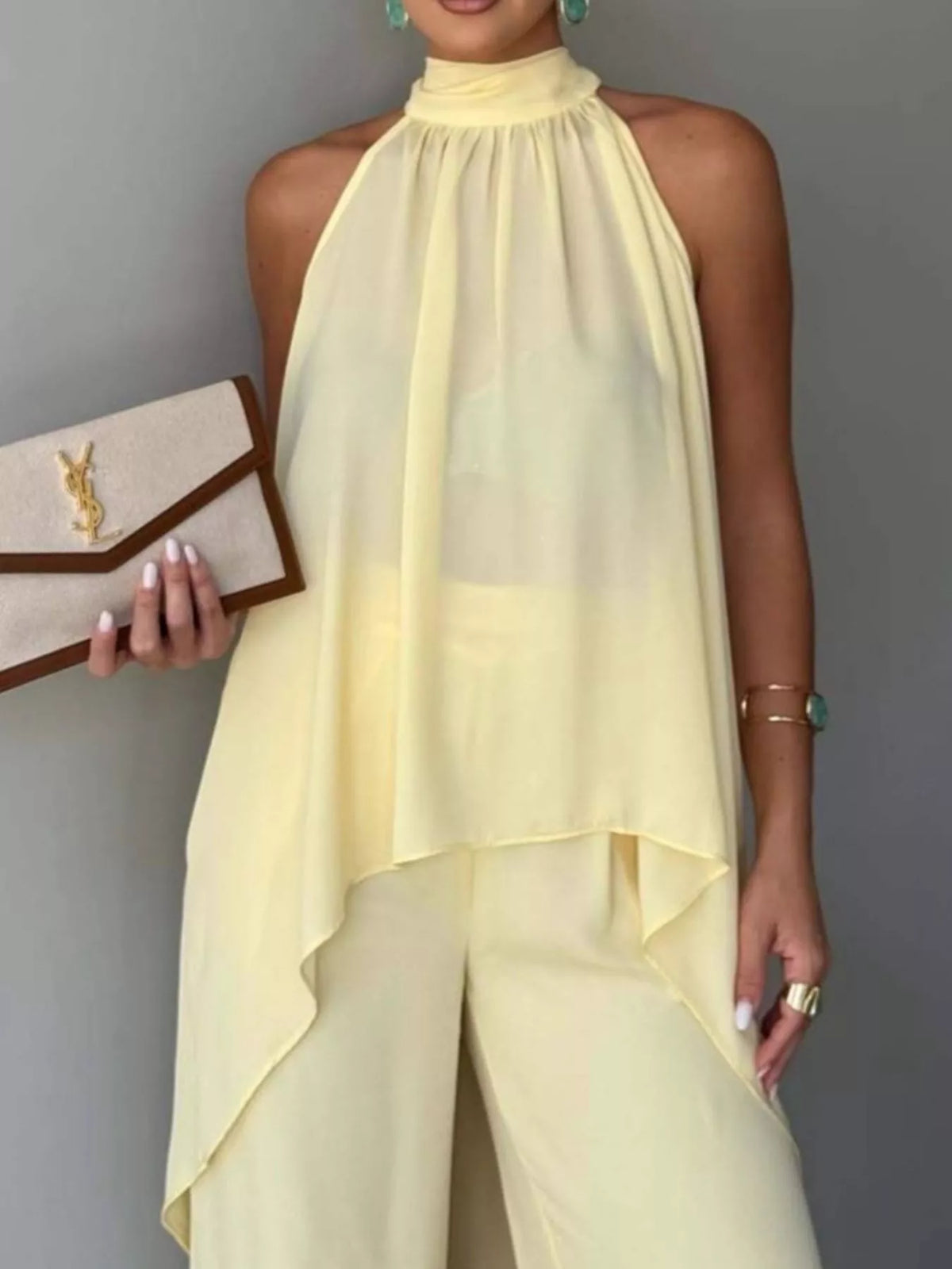 Conjunto Top Assimétrico