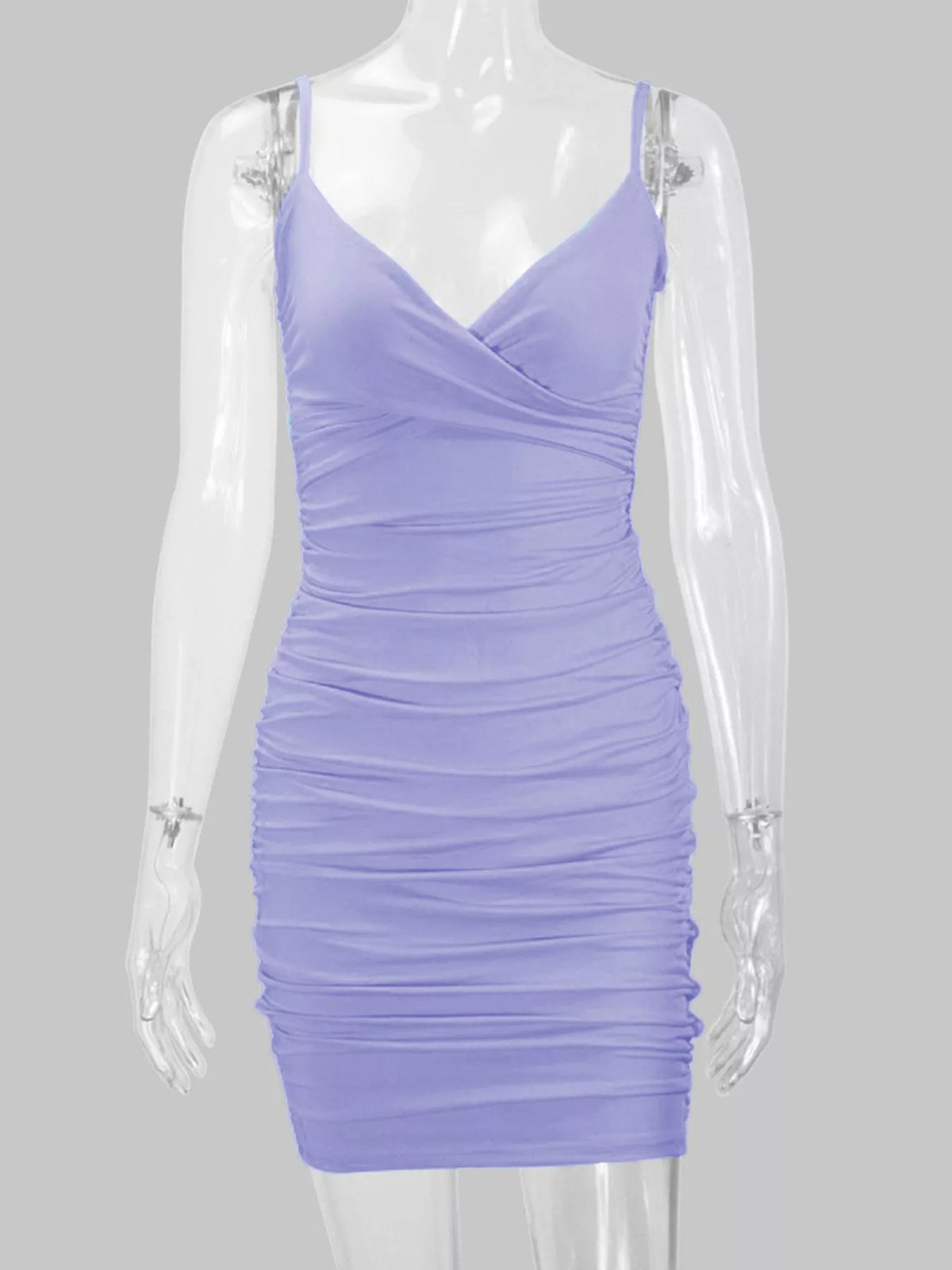 Vestido Mini Justo Franzido
