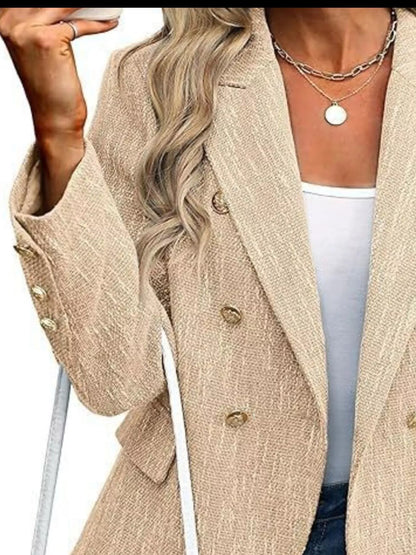 Blazer Cruzado com Lapela