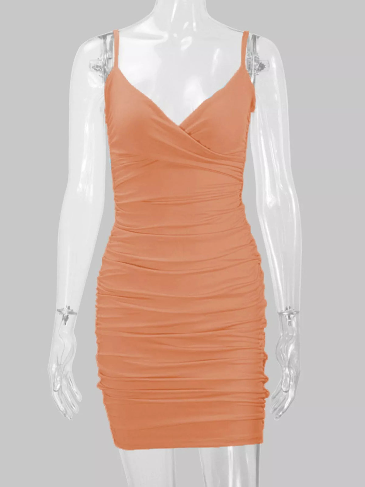 Vestido Mini Justo Franzido