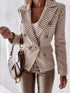 Blazer Cruzado em Pied-de-Poule