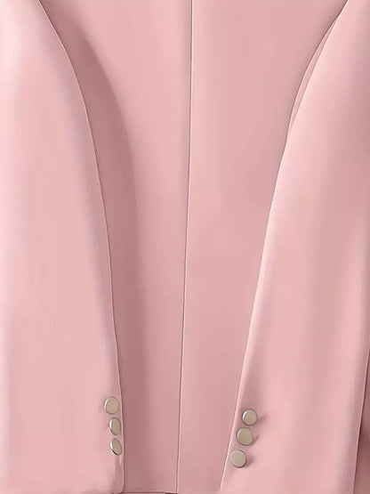 Slim-Fit Single-Button Blazer