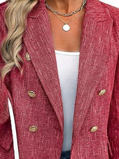 Blazer Cruzado com Lapela
