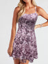 Vestido Mini com Lantejoulas