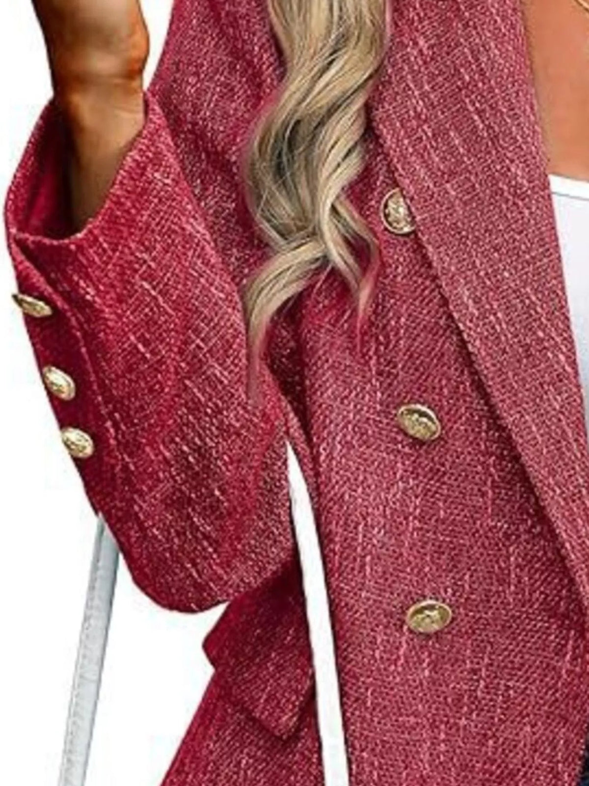 Blazer Cruzado com Lapela