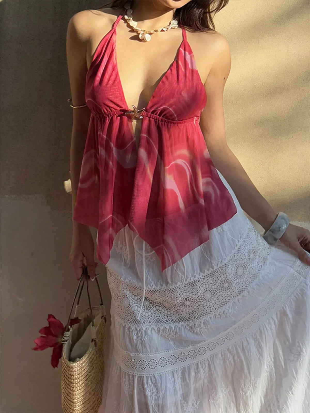 Cami Halter Costas Nuas