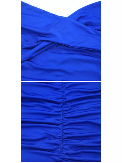 Vestido Mini Justo Franzido