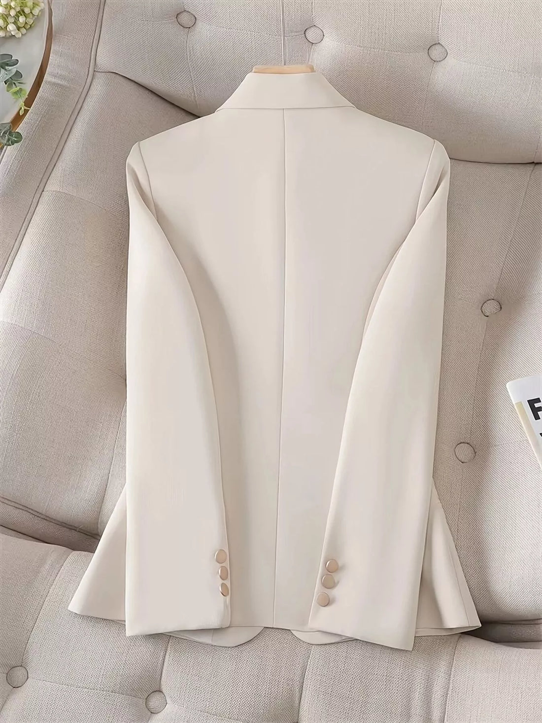 Slim-Fit Single-Button Blazer