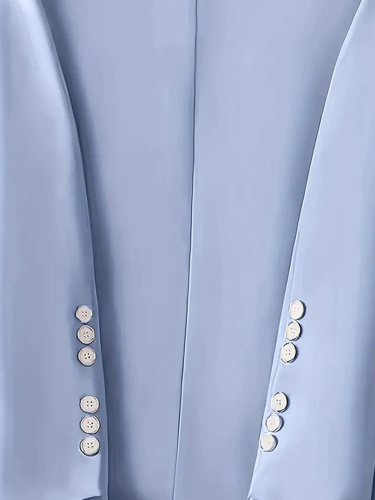Blazer de Botão Único Manga Comprida