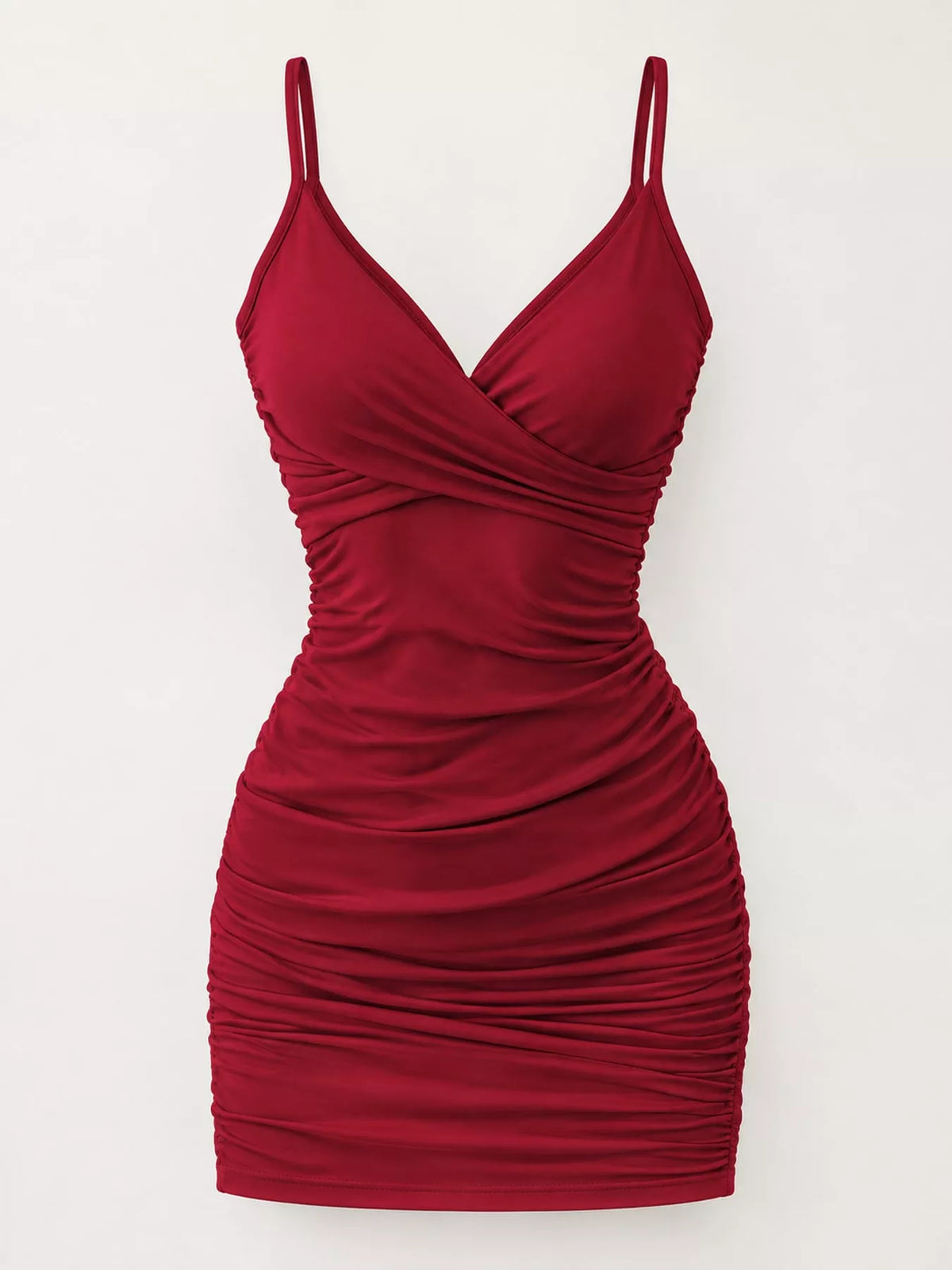 Vestido Mini Justo Franzido